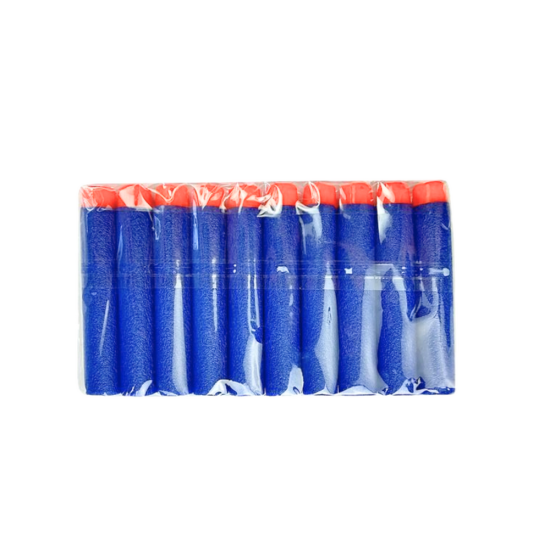 Mīksta zila šaujamieroču putu munīcija 10 gab Šautenes