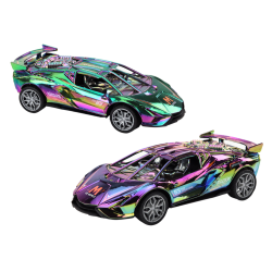 Sporta automašīnu lukturi skan krāsains hameleons