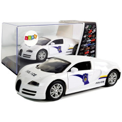 Sporta auto policijas tumšie priekšējie stikli ar sprieguma baltas gaismas skaņu