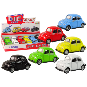 Automašīna Beetle ar inerces piedziņu, 6 krāsas