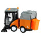 Street Sweeper Bin Lights Sounds Orange 1:16 Rotaļlietu automašīnas