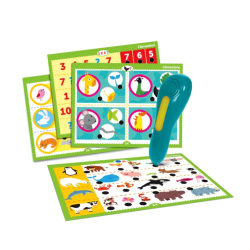 Spēle dzīvnieki ar runājošo pildspalvu, poļu valoda Clementoni 50781