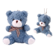 Teddy Bear Blue Plush Small Cuddly Toy Mascot Keychain 10cm Plīša rotaļlietas