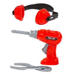 Instrumentu komplekts: skrūvgriezis, austiņas, knaibles