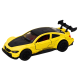 Toy Car Sports Car 1:32 Friction Drive Metal Yellow Rotaļlietu automašīnas