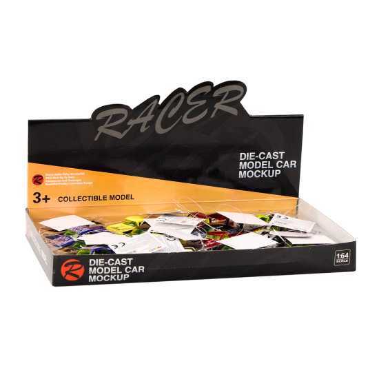 Toy car Racing car Metal spring 1:64 Rotaļlietu automašīnas