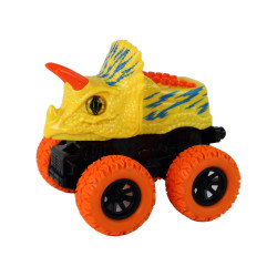 Triceratops Frikcijas piedziņas transportlīdzeklis Geltonos spalvos