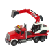 Truck With Excavator Tractor Excavator Sound Lights Rotaļlietu automašīnas