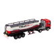 Truck With Trailer TIR Tanker 1:24 Car Truck Red Sounds Rotaļlietu automašīnas