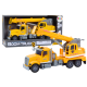 Truck Yellow Crane With Friction Drive Light and Sound Effects Rotaļlietu automašīnas