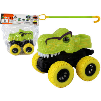 Tyrannosaurus Rex Transportlīdzekļu berzes piedziņa zaļa