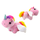 Unicorn Plush Pull-On Jumping Horse Pink Plīša rotaļlietas