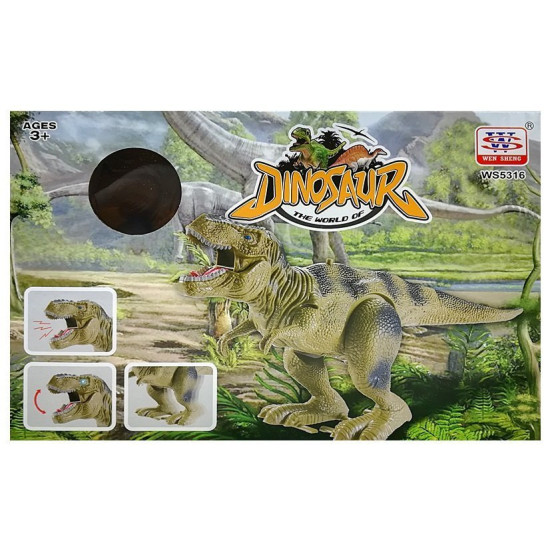 Rudas ar akumulatoriem darbināms dinozaurs Tyrannosaurus Rex Dinozauri