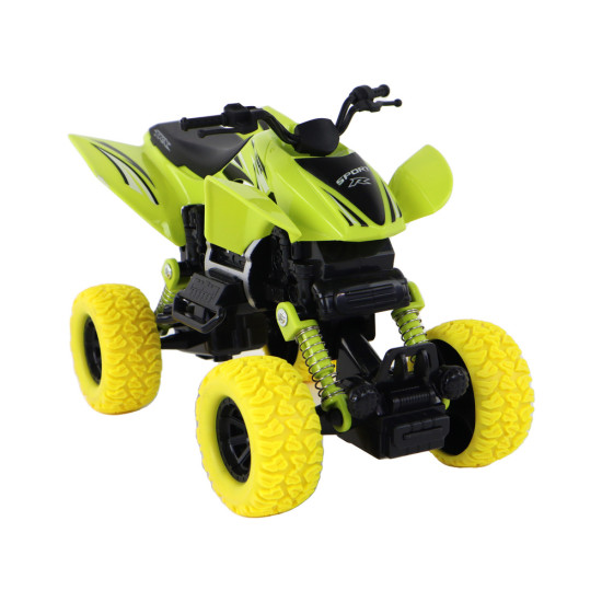 XC Quad Vehicle Friction Drive Green Rotaļlietu automašīnas