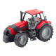Agricultural Farm Tractor with Plow Drive Red 50cm Rotaļlietu automašīnas