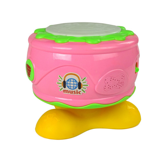 Pink interactive musical drum for a baby Musical instruments