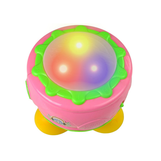 Pink interactive musical drum for a baby Musical instruments