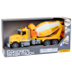Yellow Concrete Mixer Truck With Friction Drive Light and Sound Effects Rotaļlietu automašīnas
