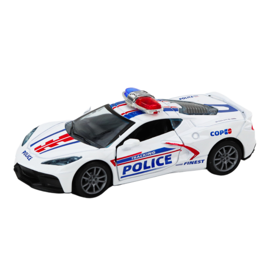 ﻿Car Police Car Police Car Metal 1:32 Drive Mix Rotaļlietu automašīnas