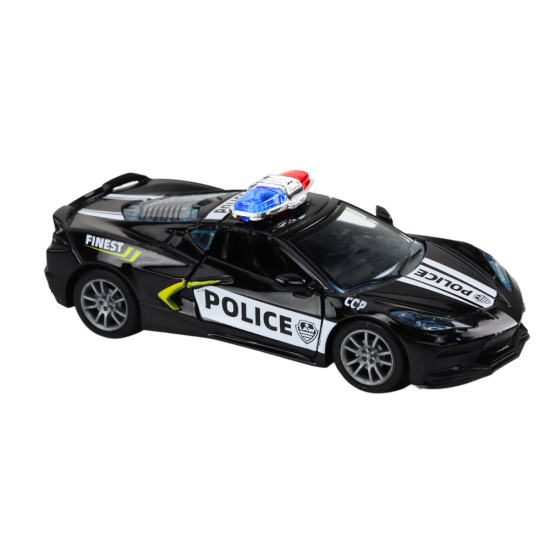 ﻿Car Police Car Police Car Metal 1:32 Drive Mix Rotaļlietu automašīnas
