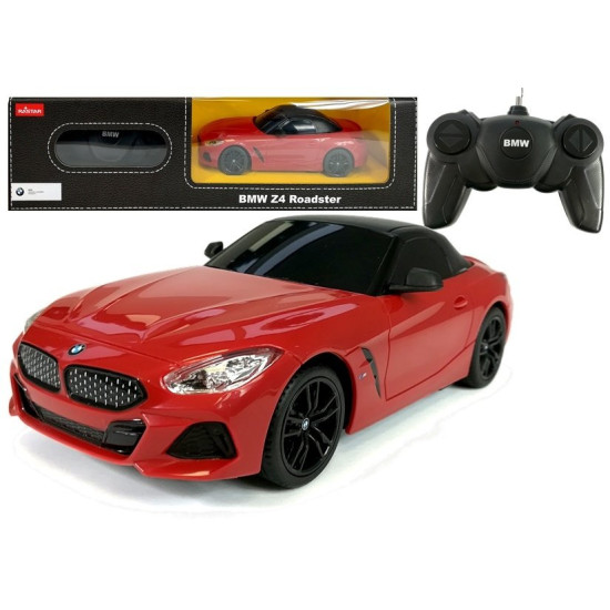 Automobilis R/C BMW Z4 Roadster Rastar 1:24 Sarkans Radio vadāmās rotaļlietas