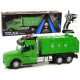 Pilot 2.4G Lights Sounds Green Remote Controlled Refuse Truck 2.4G gaisma izklausās zaļa tālvadības atkritumu mašīna Radio vadāmās rotaļlietas