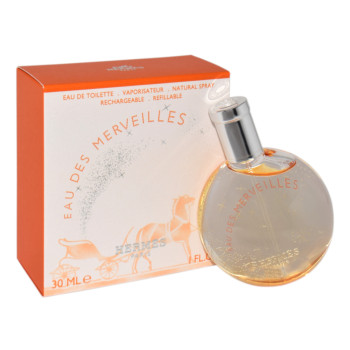 Hermes Eau Des Merveiless EDT 30 ml, ar iespēju atkārtoti uzpildīt