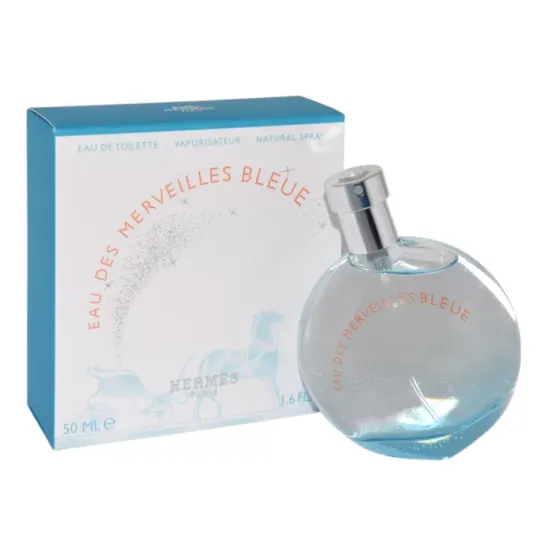 Hermes Eau Des Merveilles Bleue Edt 50ml Tualetes ūdens (EDT) Hermes