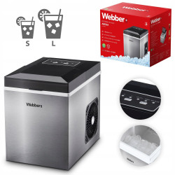 Ledus mašīna kubiņiem un drupinātam ledum WEBBER 165 W