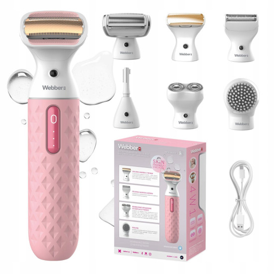 Women’s cordless 4-in-1 shaver and trimmer for face and body – Webber LG400 Elektronika un sadzīves tehnika WEBBER
