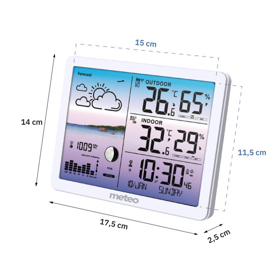 METEO SP107 meteoroloģiskā stacija Elektronika un sadzīves tehnika METEO