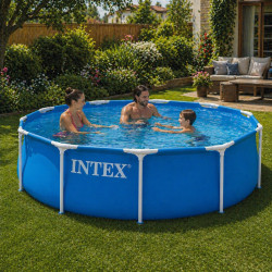 Dārza apaļais baseins 305 x 76 cm ar sūkni INTEX 26702ND