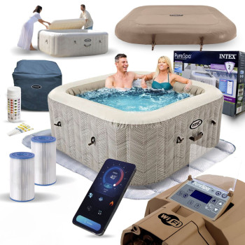 Piepūšamais SPA baseins ar hidromasāžu 175 x 71 cm INTEX 28446