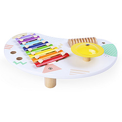 Galds ar mūzikas instrumentiem: cimboles +18 gadi
