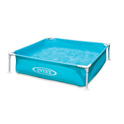 Kwadratowy basen dla dzieci z ramą 122 x 122 x 30 cm INTEX 57173