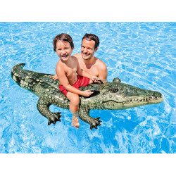 Piepūšama krokodila formas peldmatrača 171 cm INTEX 57551