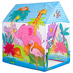 Bērnu rotaļu telts „Zoo House“