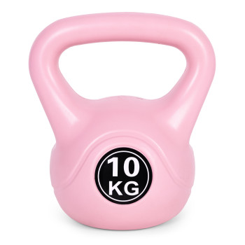 Rozā 10 kg kettlebell svars treniņiem ModernHome