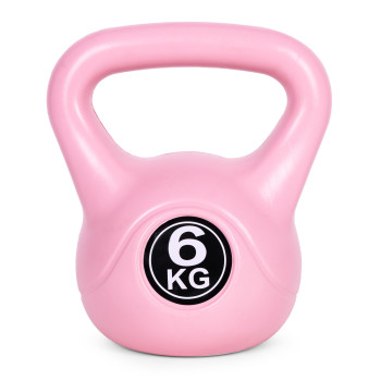 Rozā 6 kg kettlebell svars treniņiem ModernHome