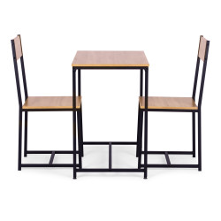 Mööblikomplekt: laud + 2 tooli