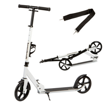 Salokāms balts pilsētas skrejritenis 91-101 cm