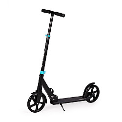 Salokāms melns pilsētas skrejritenis 95-105 cm