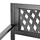 Metāla dārza/terases soliņš ar atzveltni