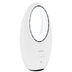 Kiinteä lattiatuuletin 60 W - 3 tilaa LED-valaistuksella