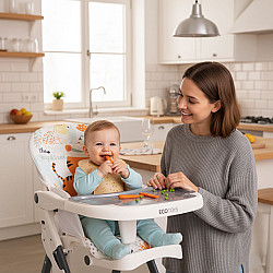 ECOTOYS saliekamais bērnu krēsls ar rotaļlietām