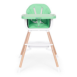 ECOTOYS 2-in-1 bērnu krēsls zaļš