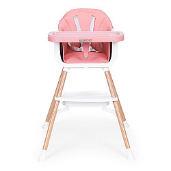 Bērnu ēdamkrēsliņš „2-in-1“, rozā, „ECOTOYS“