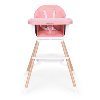 Bērnu ēdamkrēsliņš „2-in-1“, rozā, „ECOTOYS“