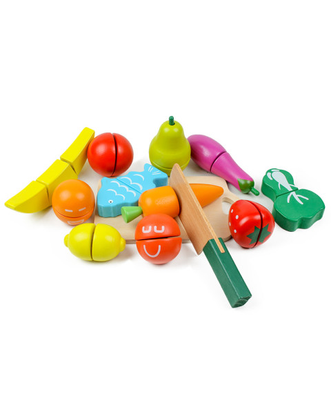 Koka pārtikas griešanas komplekts, 13 gab. ECOTOYS
