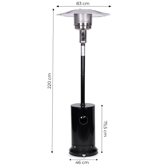 Gaasiga aia/platsikütteseade 13 kW MultiGarden